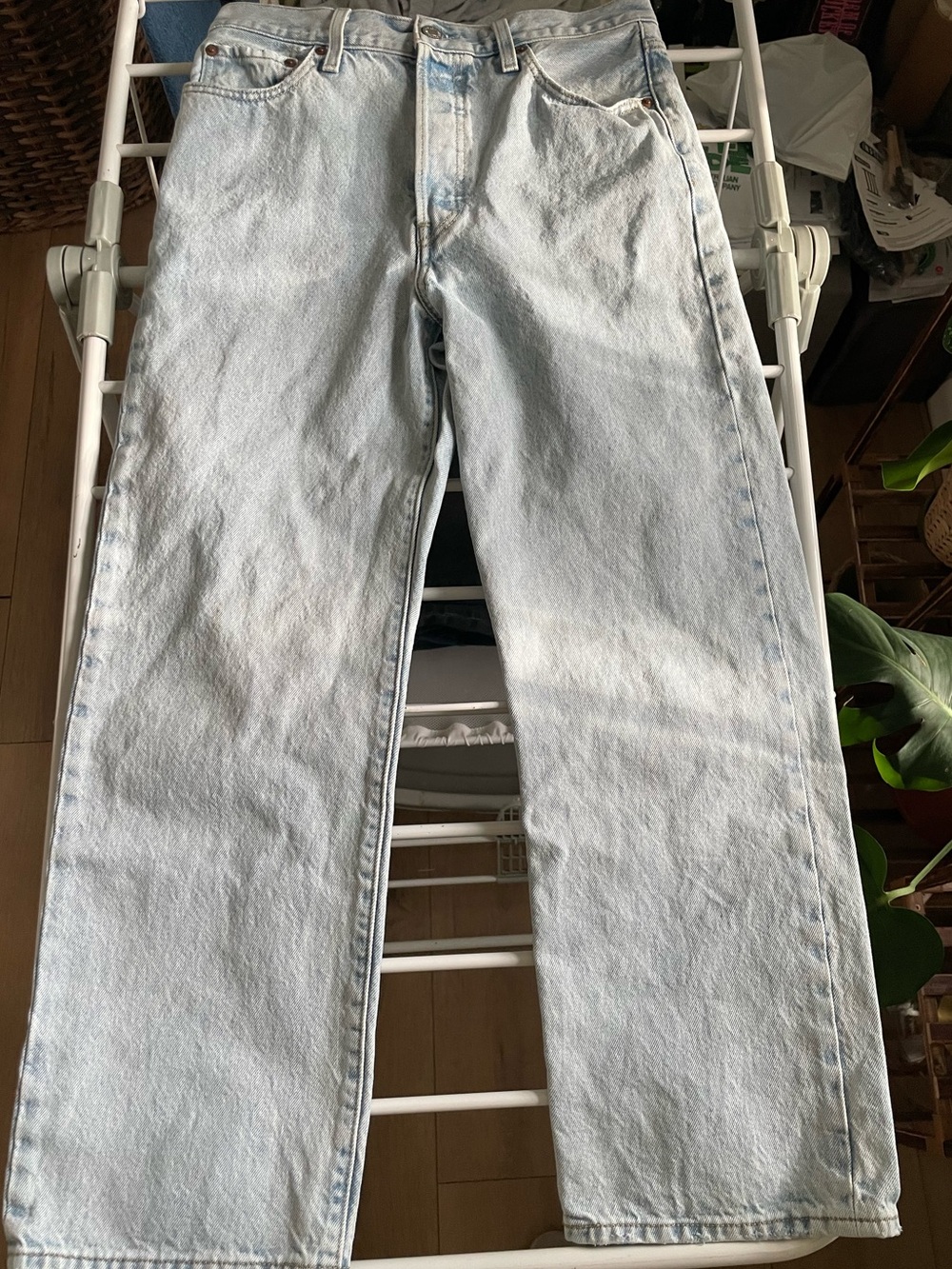 Levi’s Ribcage Straight Ankle Jeans – Ojai Shore – Size 28x27